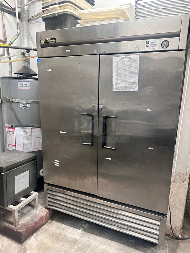 True T-49F 54 Inch Solid Door Reach-In Freezer 115 Volt Working - Image 1 of 7