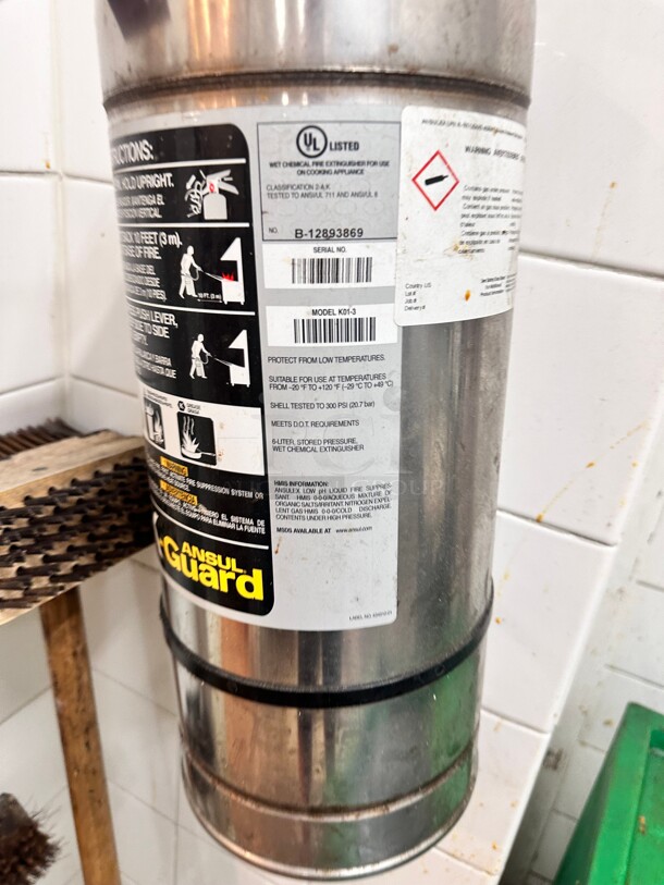 Ansul Sentry K-Guard Fire Extinguisher - Image 5 of 5