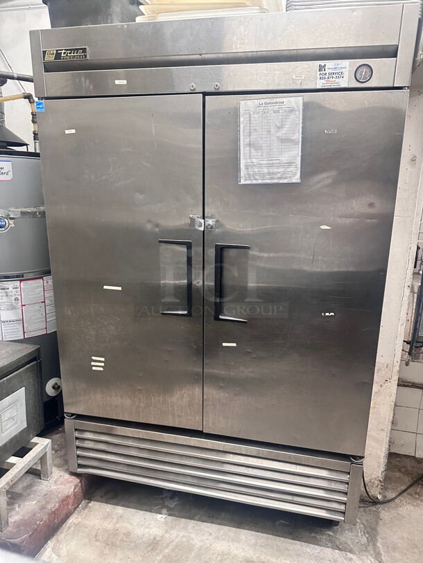 True T-49F 54 Inch Solid Door Reach-In Freezer 115 Volt Working - Image 4 of 7