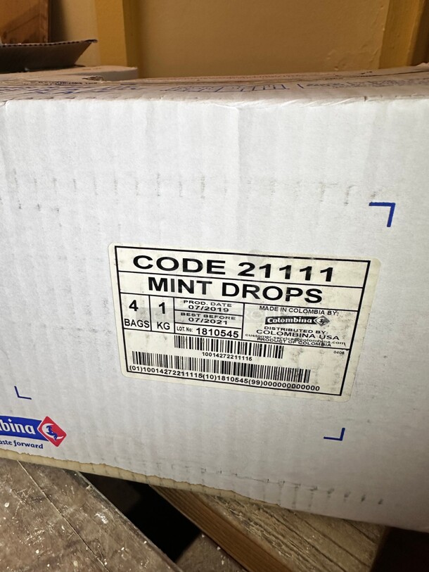 New! Mint Drops Colombina One Box - Image 8 of 9