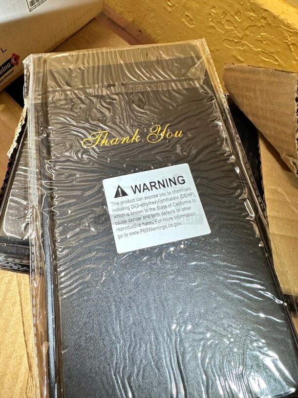 One Box Of New Check Holder Black - Image 1 of 5