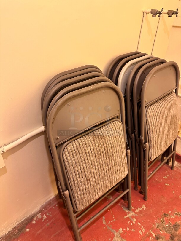 Metal Folding Chairs - Image 1 of 5