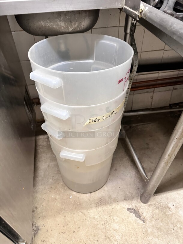 One Lot Of Plastic Storage Containers  - Image 1 of 4