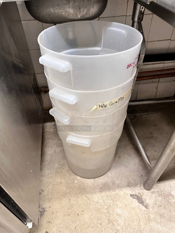 One Lot Of Plastic Storage Containers  - Image 4 of 4