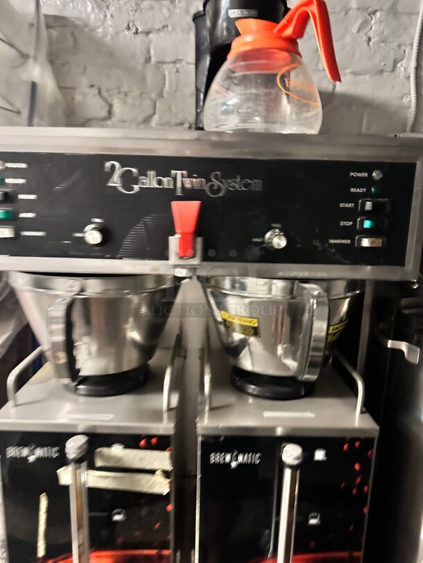 Curtis TP1T19A1000 ThermoPro Twin 2 Gallon Coffee Brewer - 220V, 1 Phase Working - Image 2 of 6