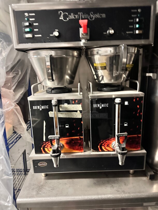 Curtis TP1T19A1000 ThermoPro Twin 2 Gallon Coffee Brewer - 220V, 1 Phase Working - Image 4 of 6