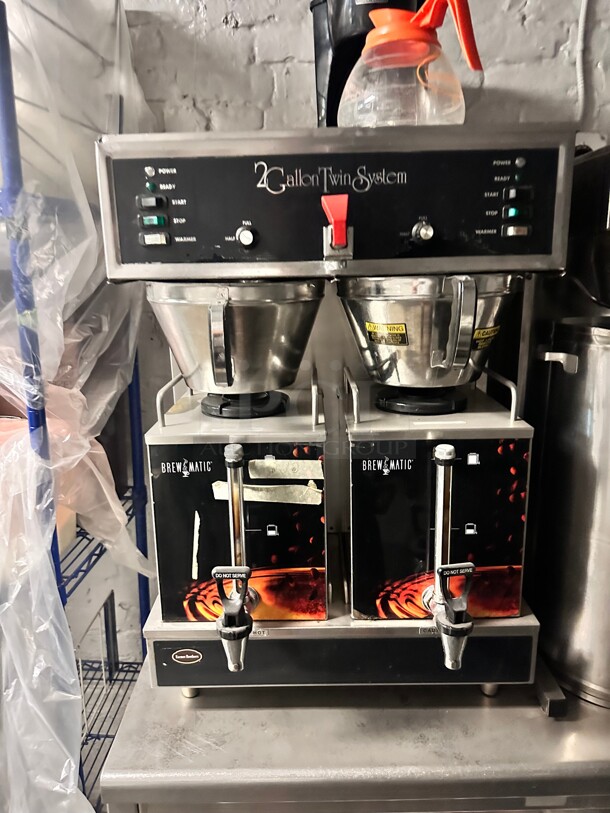 Curtis TP1T19A1000 ThermoPro Twin 2 Gallon Coffee Brewer - 220V, 1 Phase Working - Image 5 of 6