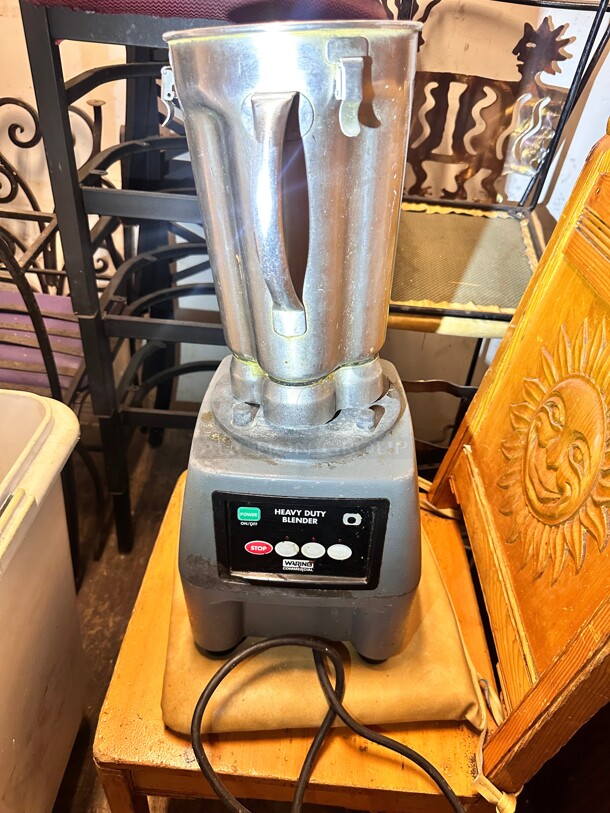 Waring CB15 Countertop Food Blender w/ Metal Container 115 Volt Working - Image 2 of 8