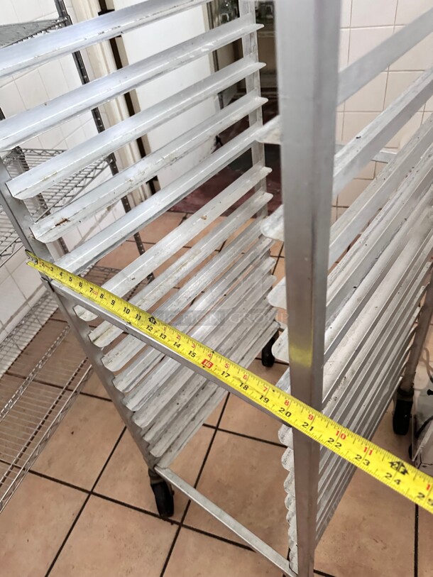 Aluminum Speed Rack On casters - Image 3 of 5