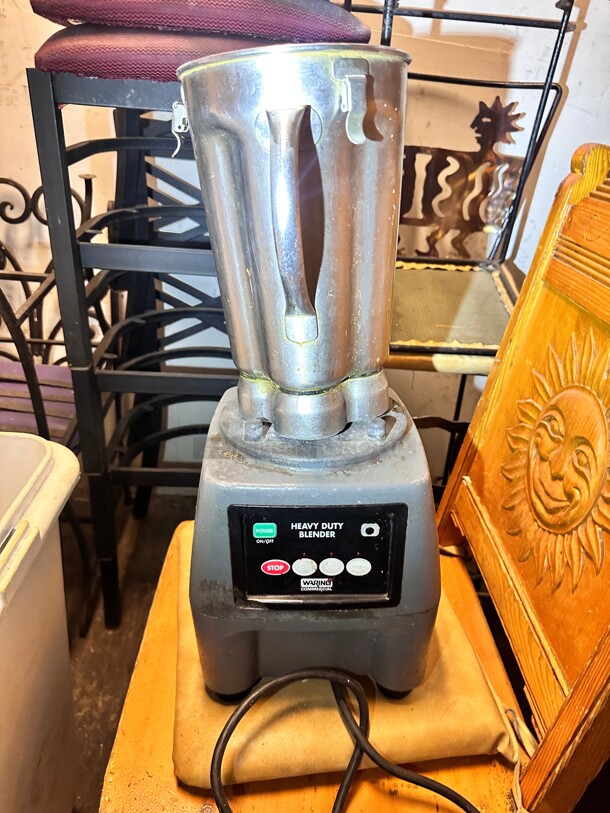 Waring CB15 Countertop Food Blender w/ Metal Container 115 Volt Working - Image 5 of 8