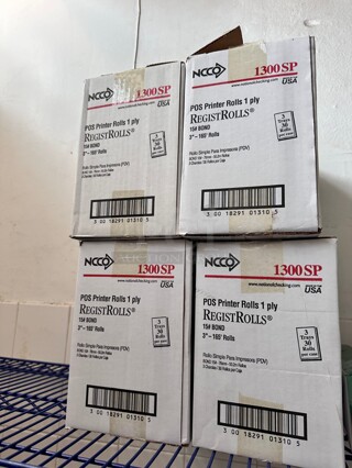 Box Of Register Rolls 1 Part 3" X 165' (1300SP)