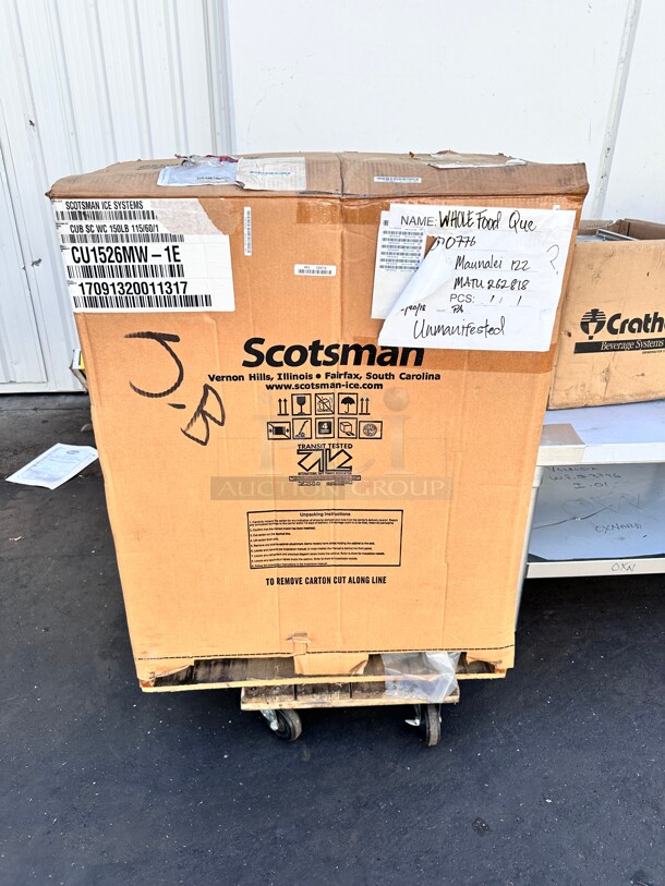 New! Scotsman CU1526MW Prodigy Undercounter 175 Lb Per Day Ice Maker, Medium Cube Style 115 Volt Working  - Image 3 of 7