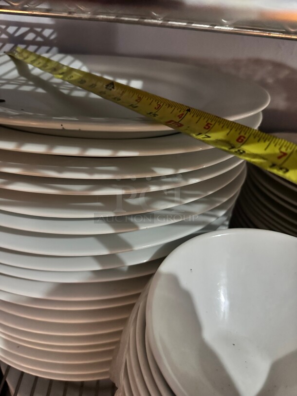 New! White Serving Plates 16" - Image 2 of 2