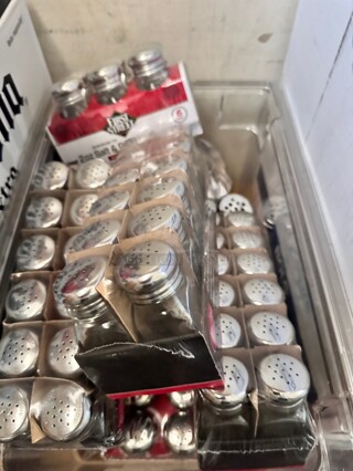 One Lot Of Salt & Pepper Shakers and Sugar Holders