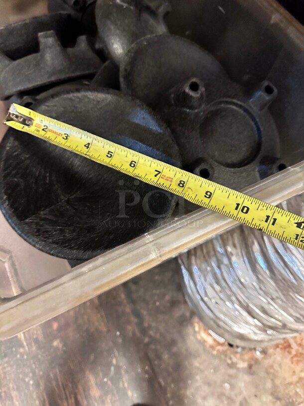 One Lot Black Resin Plates Great For Salsa 8" Round - Image 4 of 4