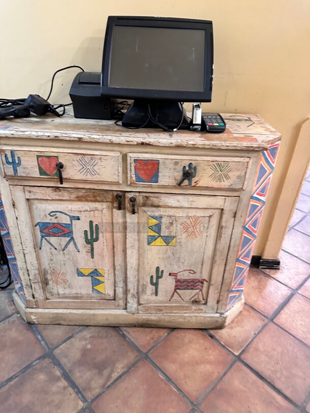 Wooden Cabinet 
43x19x36 - Image 1 of 5