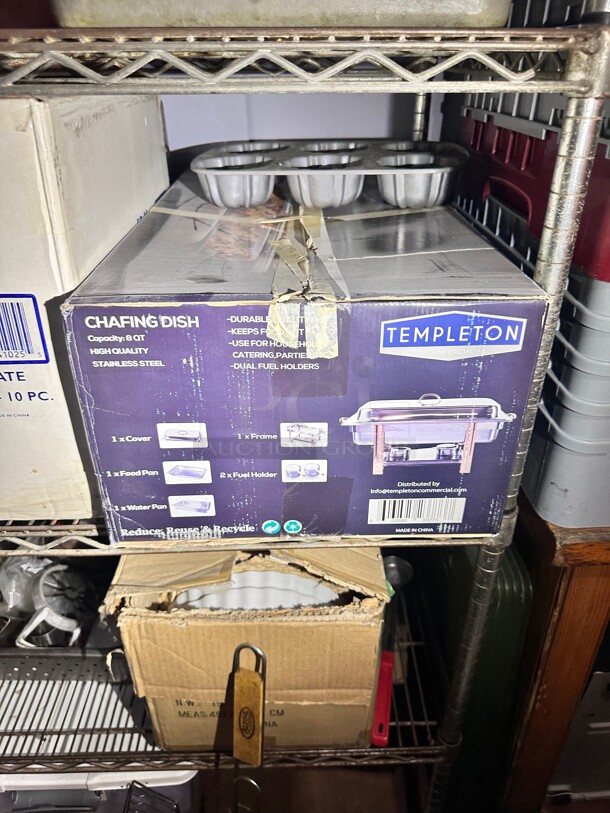 New! Choice Deluxe 8 Qt. Full Size Stackable Chafer - Image 4 of 6