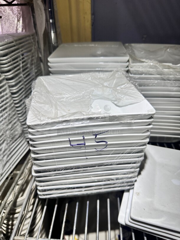 New! Square Serving Plates 7.5" - Image 4 of 6