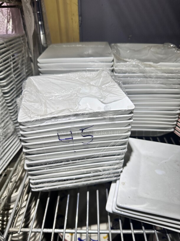 New! Square Serving Plates 7.5" - Image 5 of 6
