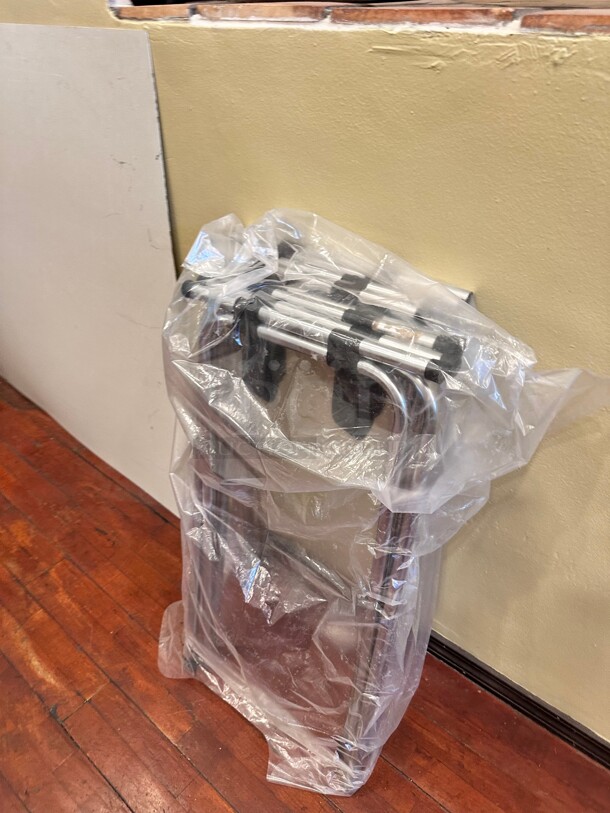 Thunder Group Folding Tray Stand - (2) Black Nylon Straps  - Image 3 of 5