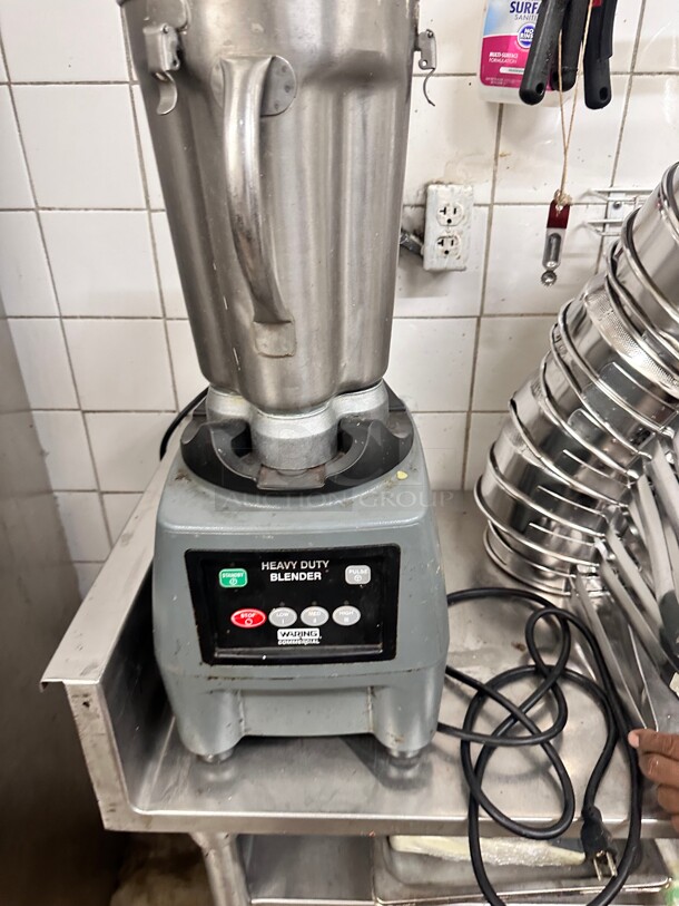 Waring CB15 Countertop Commercial Food Blender w/ Metal Container 115 Volt Working - Image 2 of 6