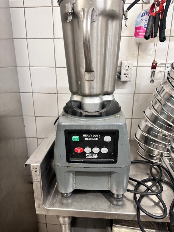 Waring CB15 Countertop Commercial Food Blender w/ Metal Container 115 Volt Working - Image 3 of 6