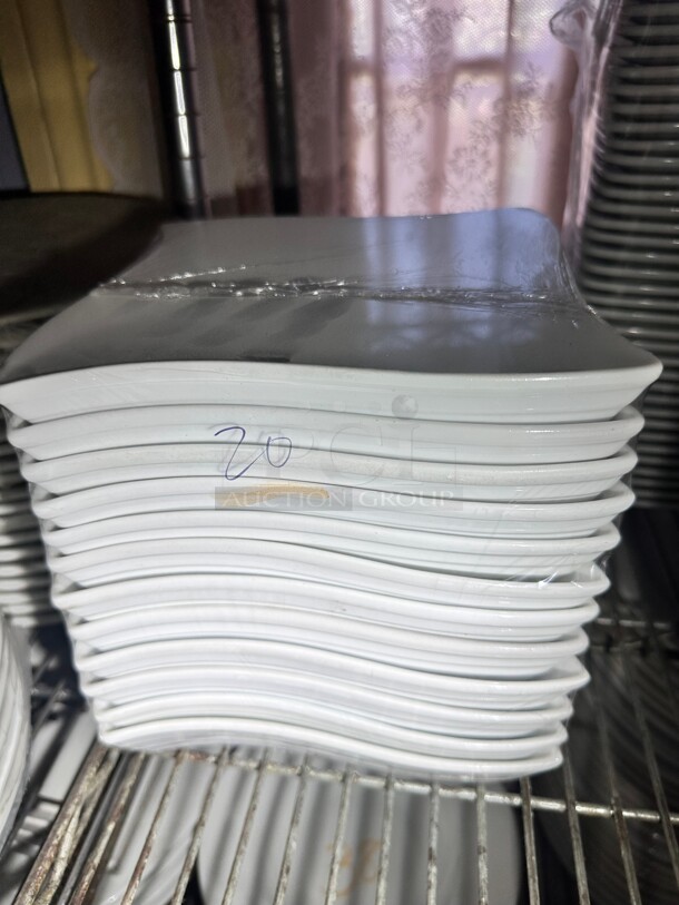 New! Square Serving Plates  - Image 1 of 3