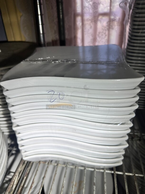 New! Square Serving Plates  - Image 2 of 3