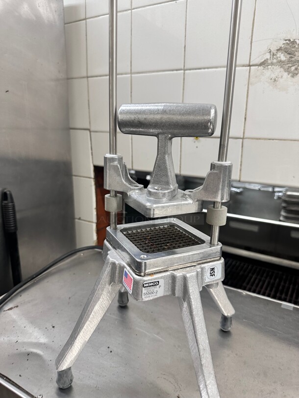 Nemco 55500-2 Chopper w/ 3/8" Cut & Weighted Handle - Image 4 of 5