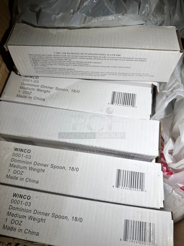 One Lot of Winco Dinner Spoons - Image 1 of 2