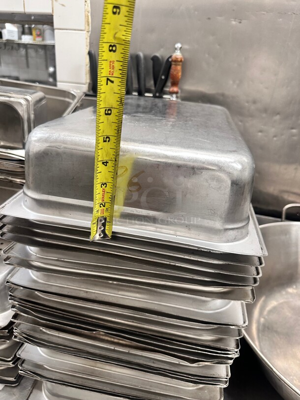 Commercial Stainless Steel 6 inch Deep Hotel Steam Pans - Image 1 of 5