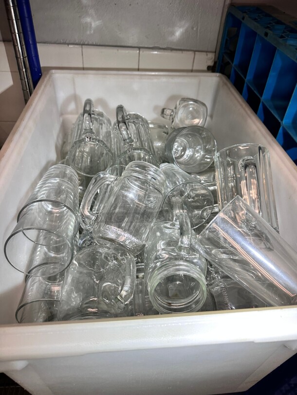 One Lot Of Glass Cups - Image 1 of 5