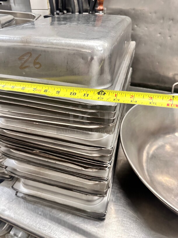 Commercial Stainless Steel 6 inch Deep Hotel Steam Pans - Image 2 of 5