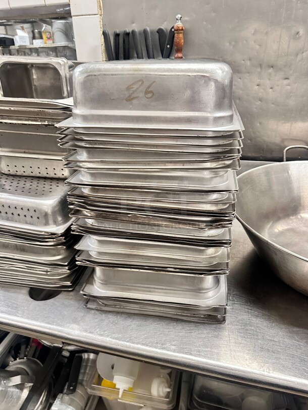 Commercial Stainless Steel 6 inch Deep Hotel Steam Pans - Image 4 of 5