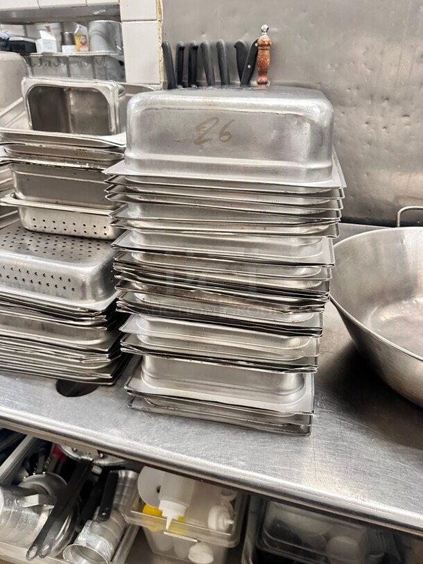 Commercial Stainless Steel 6 inch Deep Hotel Steam Pans - Image 5 of 5