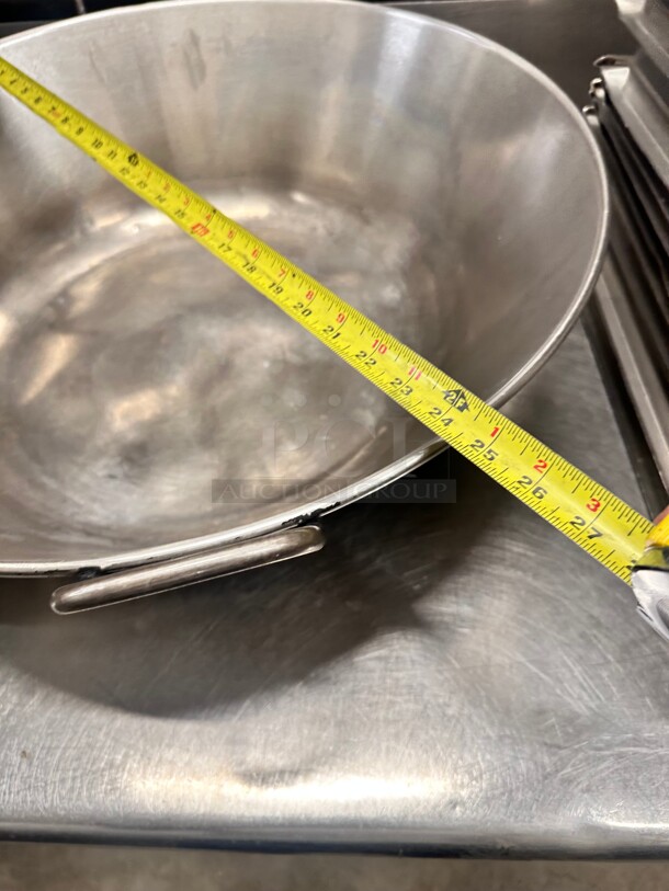 Commercial Heavy Duty 24x24x8 Inch Large Cooking Pan With Handels - Image 2 of 5