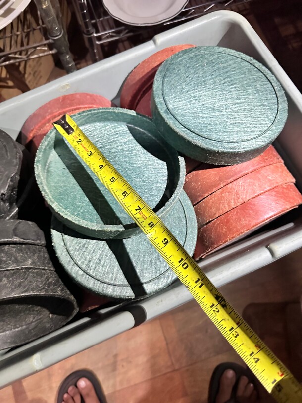 One Lot Olympia Plastic Round Tortilla Holder 7.5" - Image 4 of 6