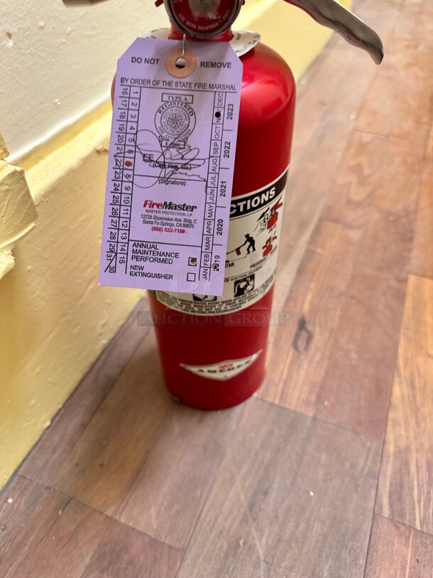 Amerex B386T - 5 lb Halotron Fire Extinguisher - Image 3 of 6