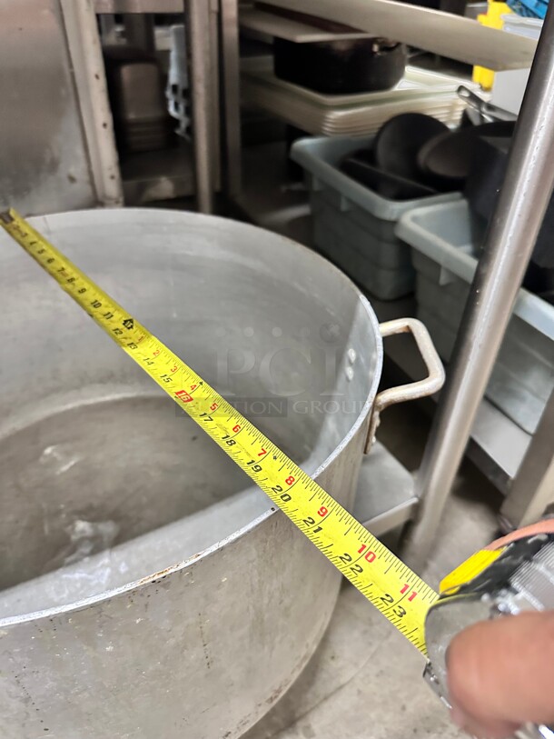 Commercial Large Aluminum Cooking Pot 20x20x12 - Image 2 of 3