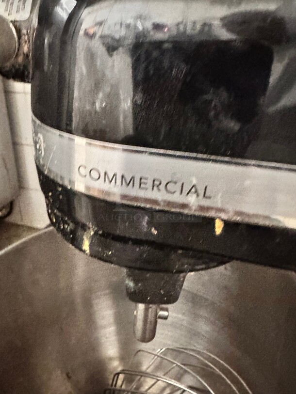 KitchenAid  Black 8 Qt. Bowl Lift Countertop Mixer 115 Volt Working - Image 6 of 10