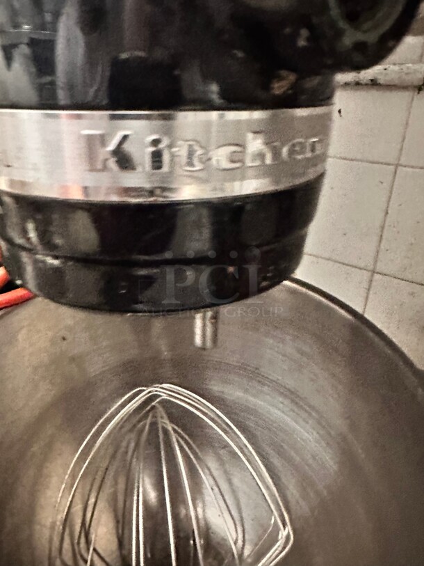 KitchenAid  Black 8 Qt. Bowl Lift Countertop Mixer 115 Volt Working - Image 9 of 10