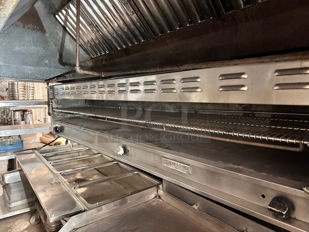 American Range ARCM-84 84" Gas Cheese Melter/Broiler with 4 Infra-Red Burners Working - Image 7 of 7