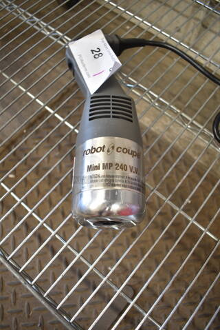 BRAND NEW SCRATCH AND DENT! Robot Coupe Mini MP 240 V.V  Mini 10" Variable Speed Immersion Blender - 2/5 HP. No Blade. Tested and Working!