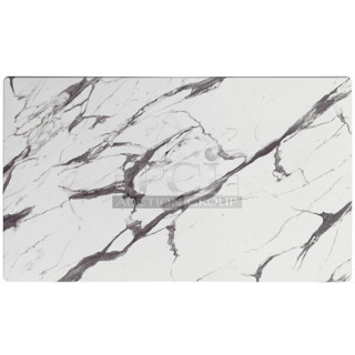 4 BRAND NEW SCRATCH AND DENT! Lancaster Table & Seating 427SM2848VE Excalibur 27 1/2" x 47 3/16" Rectangular Table Top with Smooth Versilla Finish. 4 Times Your Bid!
