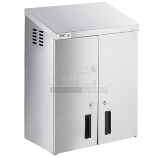 BRAND NEW SCRATCH AND DENT! Regency 600WCH1524 24" Stainless Steel Wall Cabinet with Hinged Doors