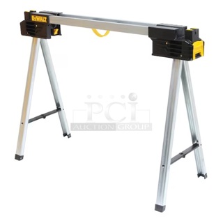 4 BRAND NEW SCRATCH AND DENT! DeWalt DWST11155 Metal Collapsible Sawhorses. 4 Times Your Bid!