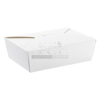 PALLET LOT of 14 BRAND NEW Boxes of Innopak 197684177-A White #3 Containers. 14 Times Your Bid! 