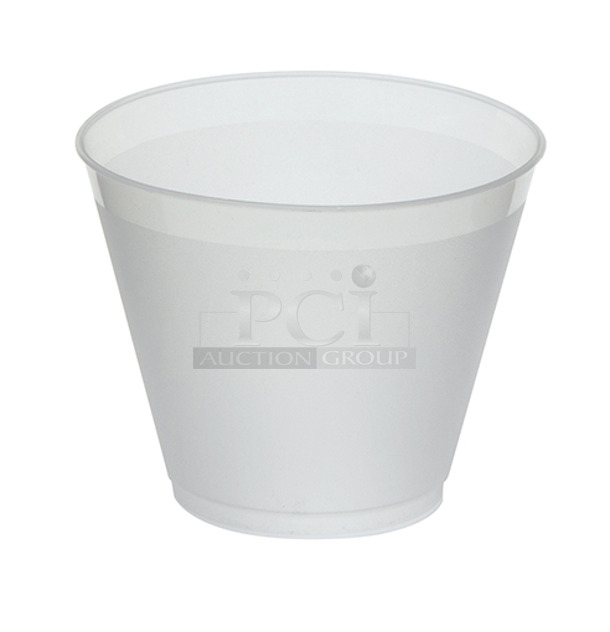 PALLET LOT of 18 BRAND NEW Boxes of WNA PF9 9 oz. Squat Frosted Tumbler. 18 Times Your Bid!  - Image 1 of 3