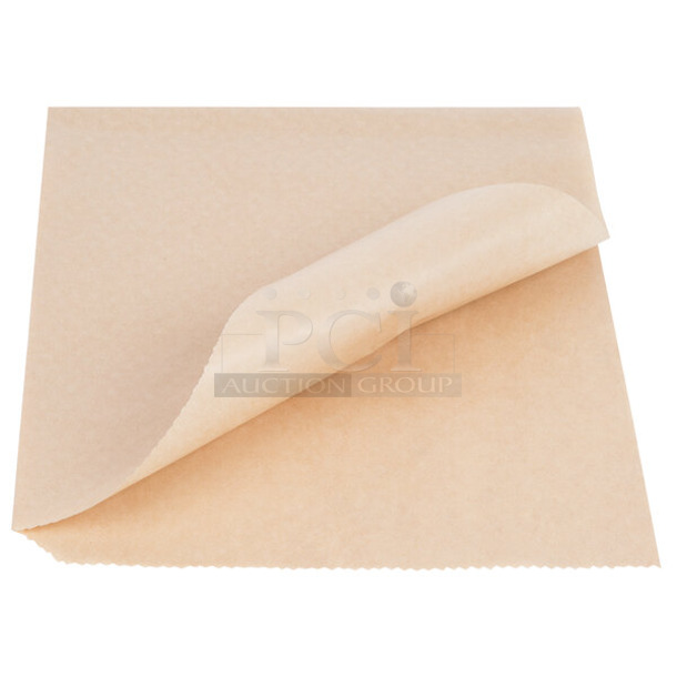 PALLET LOT of 82 BRAND NEW Boxes of Bagcraft 3000101 9" x 10" EcoCraft Kraft Wire Cone Basket Liner / Deli Wrap / Double Open Bag - 1000/Case . 82 Times Your Bid!  - Image 1 of 3