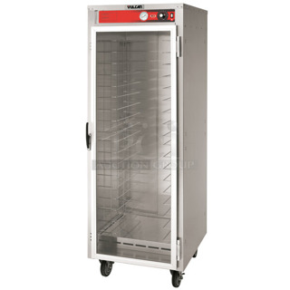 BRAND NEW SCRATCH AND DENT! Vulcan VHFA18 Metal Commercial Full Size Non-Insulated Heated Holding Cabinet. 115 Volts, 1 Phase. Tested and Working!